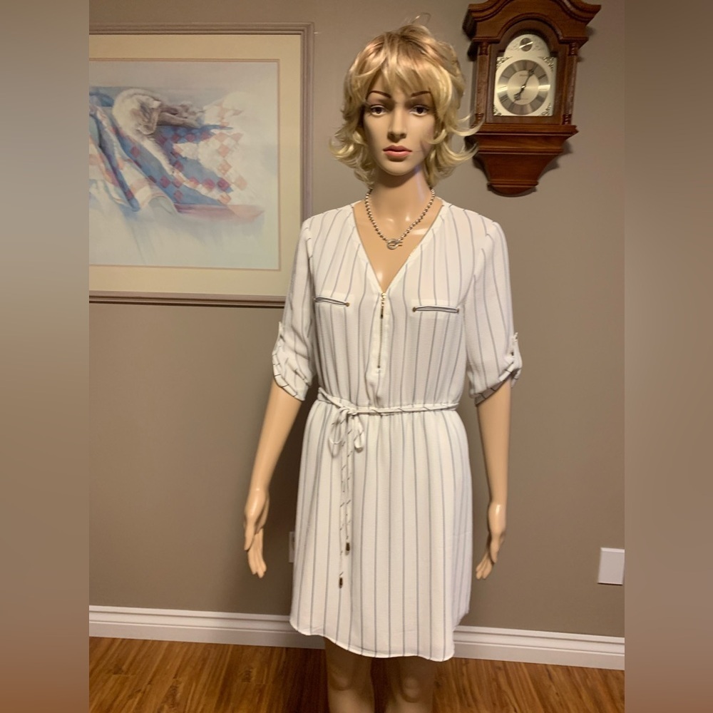 Co Sono dress, medium, striped